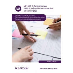 Programación didáctica de acciones formativas para el empleo MF1442_3