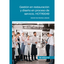 Gestión en restauración y diseño en proceso de servicio. HOTR0049